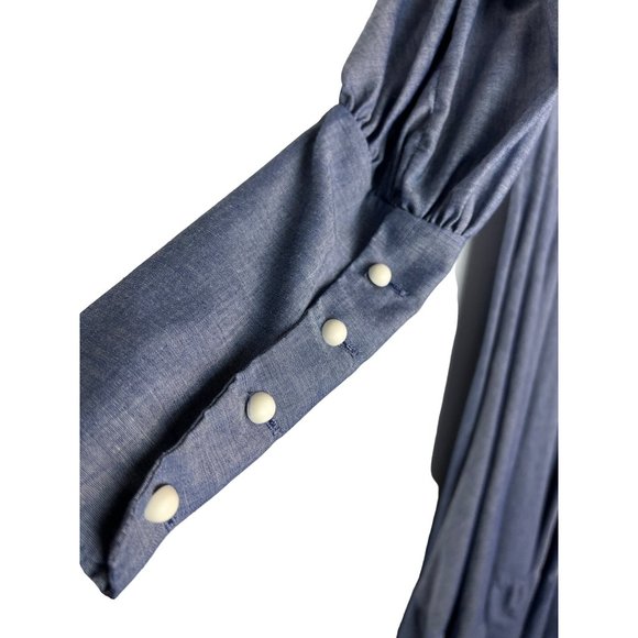 Vintage Handmade Bird Watchers Prairie Maxi Dress - Picture 3 of 11